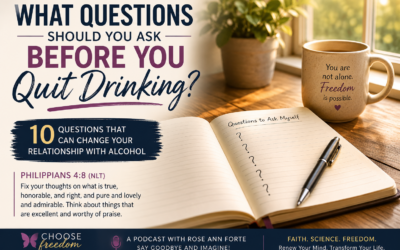 Podcast • Say Goodbye And Imagine With Rose Ann Forte 1 What Questions Should You Ask Before You Quit Drinking?